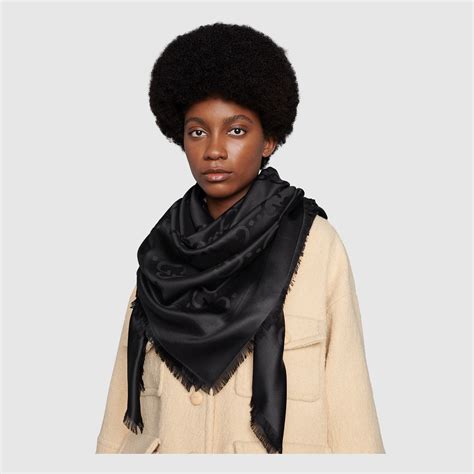 gucci felpe tarocche|GG jacquard silk wool shawl in camel .